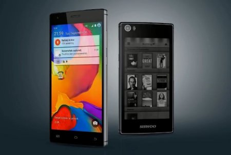 Siswoo R9 DarkMoon: смартфон с двумя дисплеями