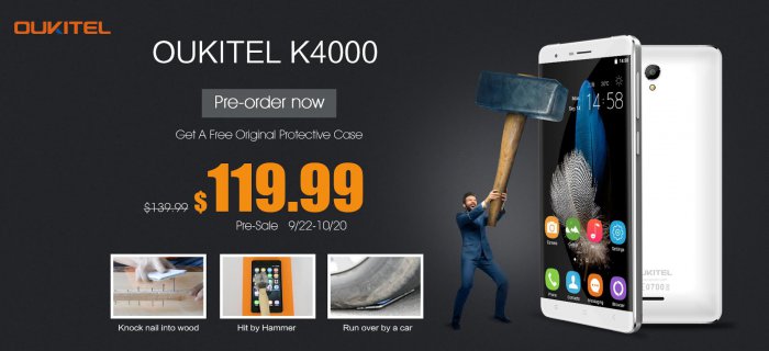 OUKITEL K4000: официальные характеристики, цена и старт предзаказа