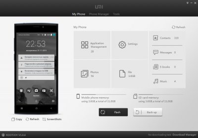 Обзор смартфона UMi eMAX mini